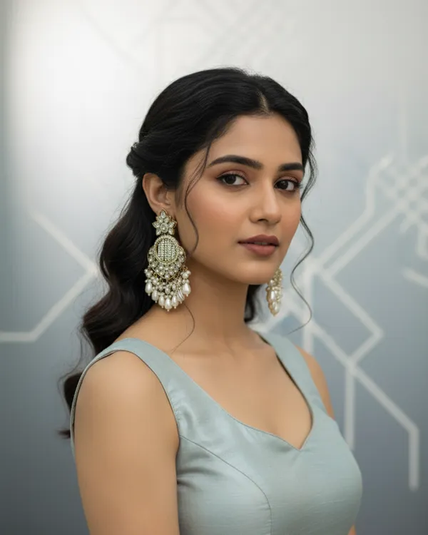 Green_Brass_Earrings_For_Women